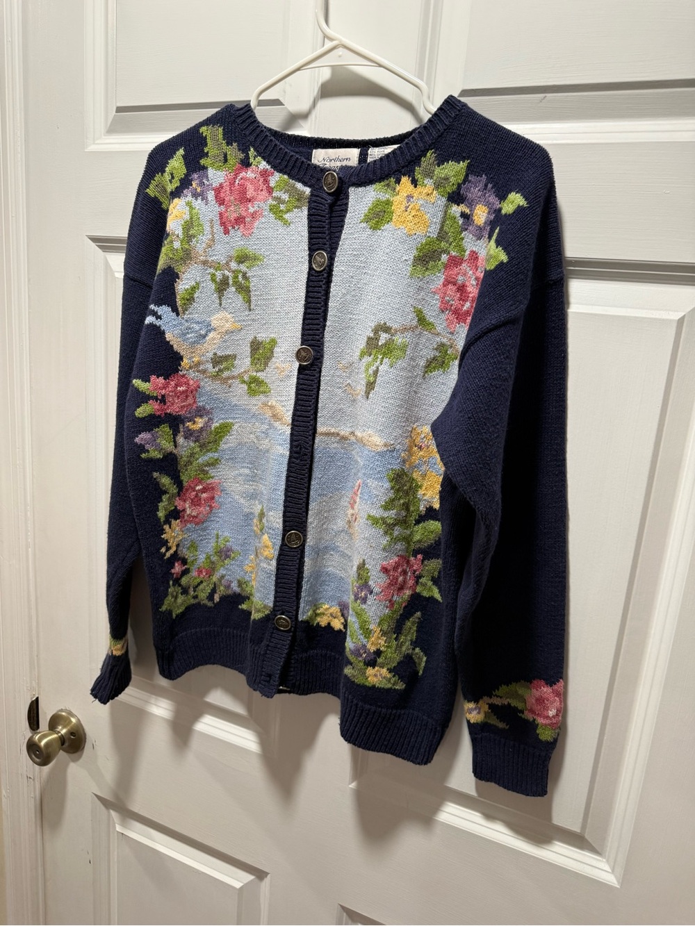 Northern Treasures 90s Floral Cardigan - Picture 3 of 8